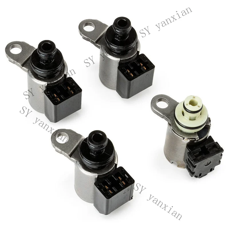 SY+ 4Pcs CVT Transmission Solenoid Kit JF011E For 2009 2010-2011 2012 Nissan Altima