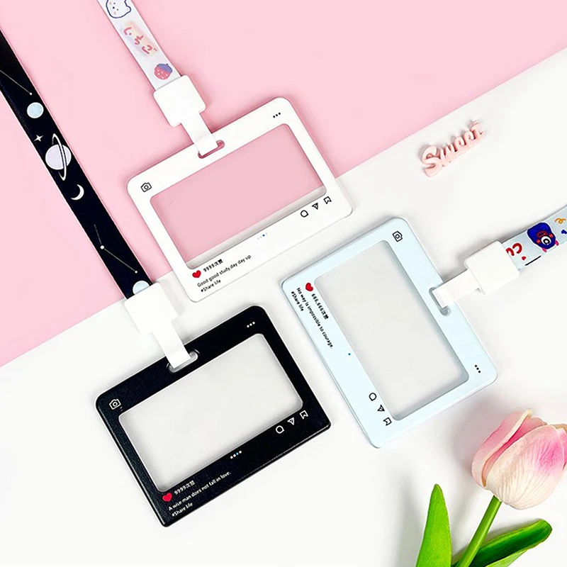 Милый мультяшный диалоговый ящик, прозрачная обложка для дисплея, студенческий слайдер, анти-потерянная обложка для карт, креативная защитная крышка для карт, подарки