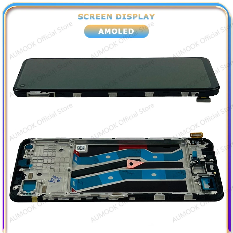 6,4-calowy wyświetlacz AMOLED LCD do Oppo Realme 10 4G RMX3630 Wyświetlacz LCD Ekran dotykowy Digitizer Zespół z częściami zamiennymi ramy — zdjęcie produktu 3
