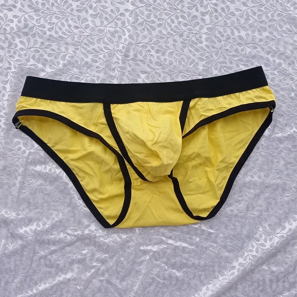 Sexy Mens Thin Underpant Low Rise U-Convex Pouch G-Strings Briefs Thongs Underwear Panties Breathable Bikinis Slip Homme