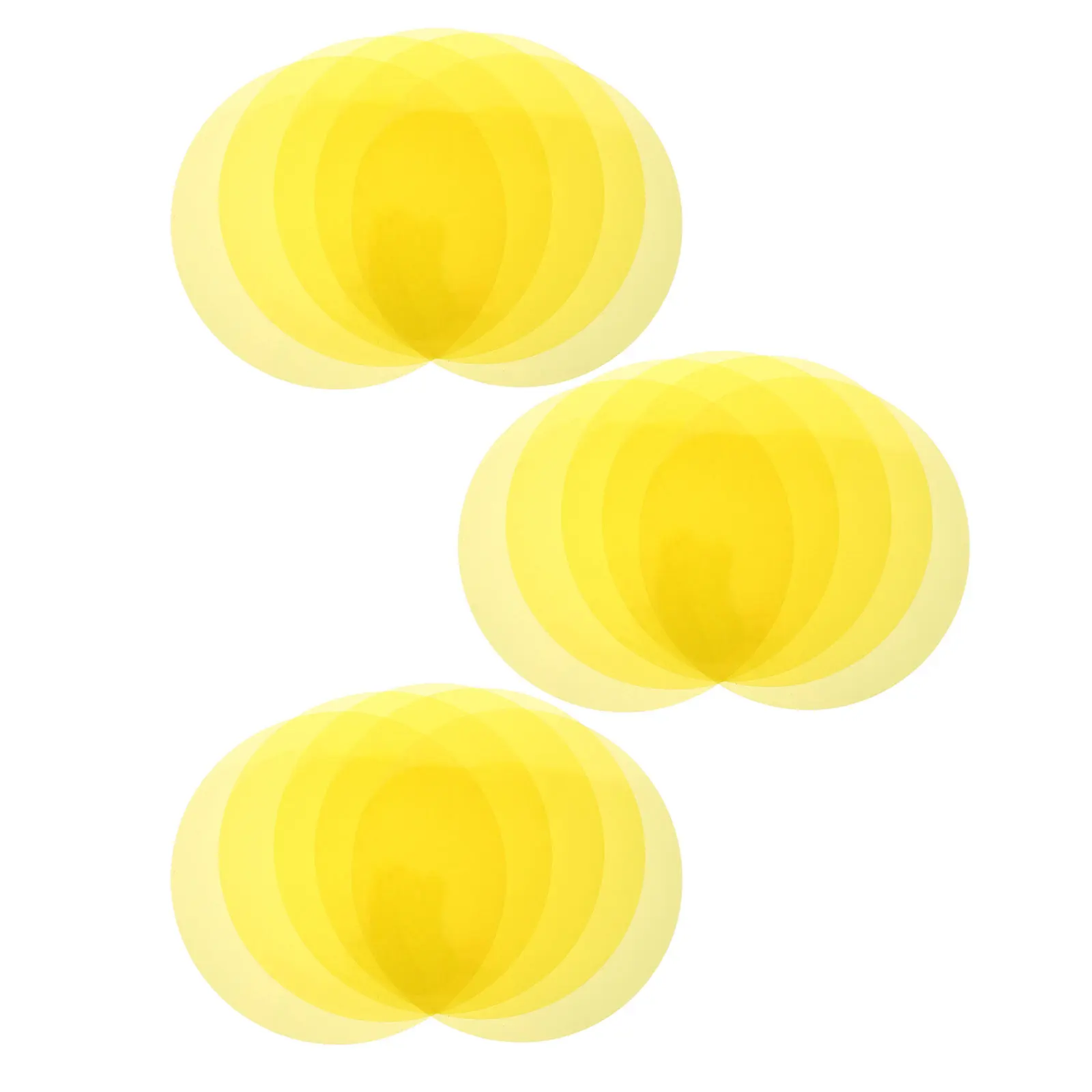15Pcs Warm Light Film Adhesive Sheets 1.5inch Self Adhesive Light Diffusing Film for Bedroom Living Room Studio Mood Lighting