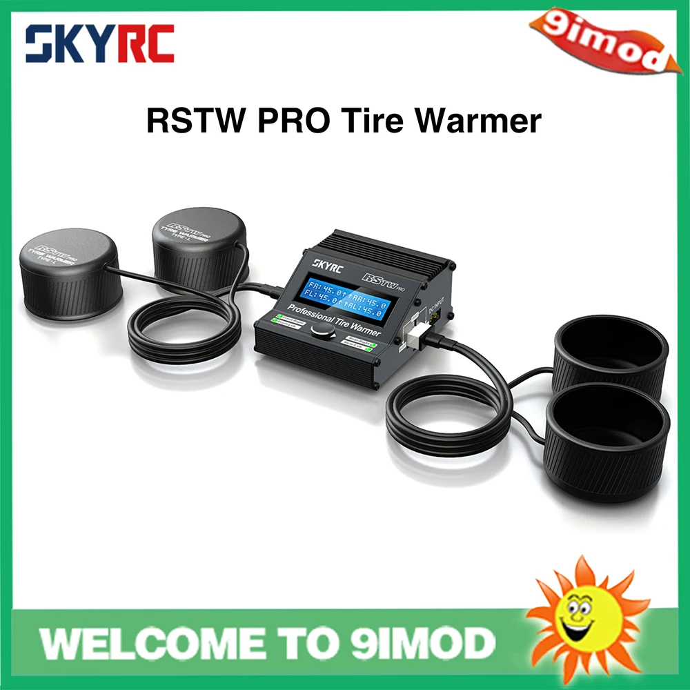 SKYRC Aquecedor de pneus eletrônico MCU RSTW com controle de temperatura para carro de turismo 1/10 1/8