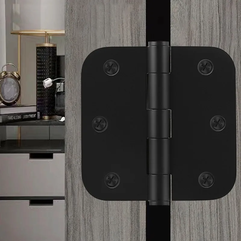 

1 шт., мебельные петли из нержавеющей стали, внутренние деревянные дверные петли, закругленные угловые дверные и оконные петли, мебельная фурнитура