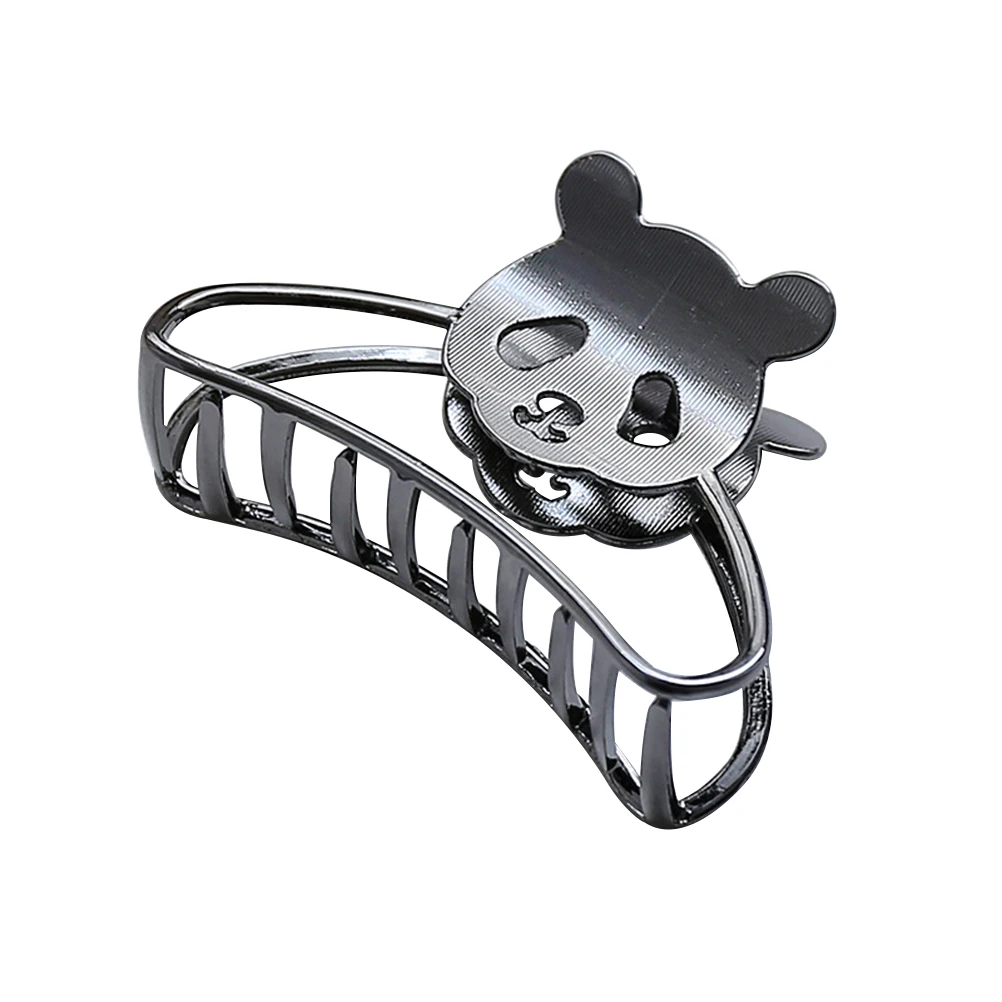 

Metal Hair Clip Kawaii Accessories Clips Barrettes Panda for Claw Women Women's