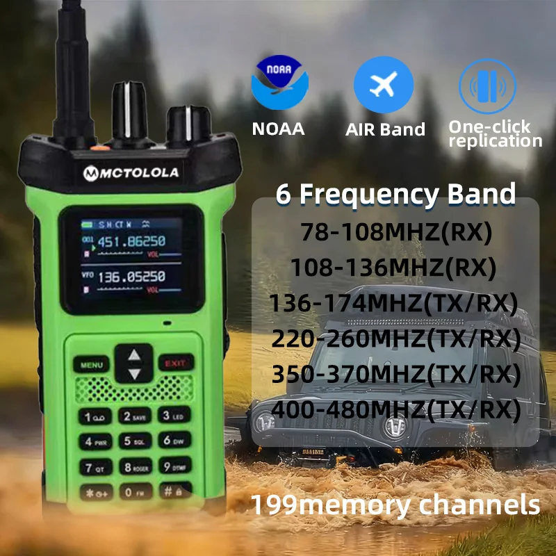 MOTOLOLA 20W VHF UHF Dual Band Outdoor Car Intercom Wireless Electric Car Intercom with Long-Distance Coverage