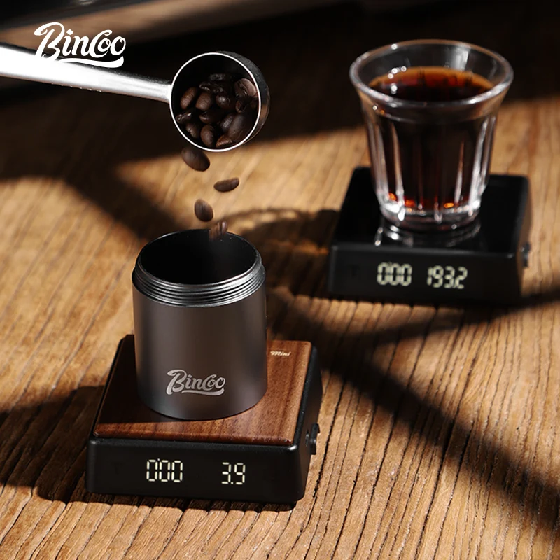 Bincoo electronic coffee scale Italian coffee bean weighing smart hand made mini professional coffee scale coffee equipment