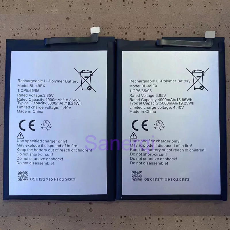 

Аккумулятор для мобильного телефона Infinix Tecno BL-49FX Hot 9 X655 X650, Tecno Hot8lite