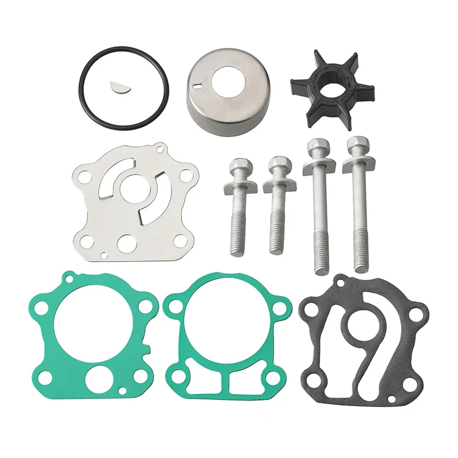 ชุดใบพัดปั๊มน้ำ 6H3-W0078 พร้อมตัวเรือน 6H3-W0078-00 สำหรับเครื่องยนต์ยามาฮ่า 2 จังหวะ 50 60 70 แรงม้า นอกเรือ 6H3-W0078-A0 18-3465