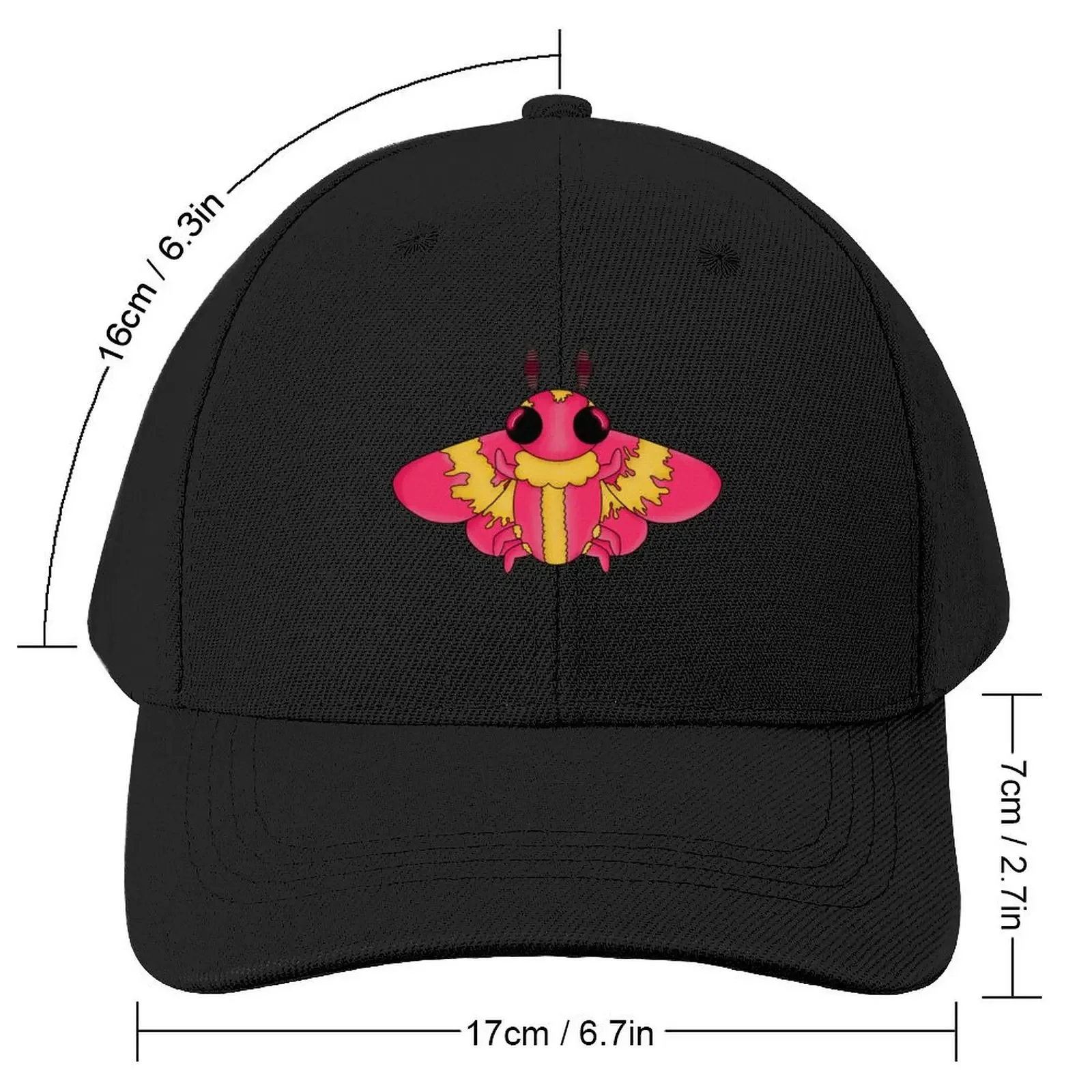 Rosy Maple Mothman Baseball Cap fashionable Women's Beach Outlet 2024 Men's