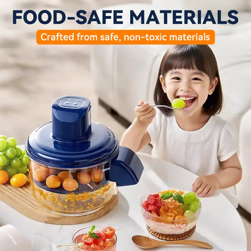 

Машина для очистки винограда, электрическая машина для очистки чеснока, новинка 2023 года, автоматический маленький инструмент для очистки фруктов для винограда, чеснока, помидоров, вишни