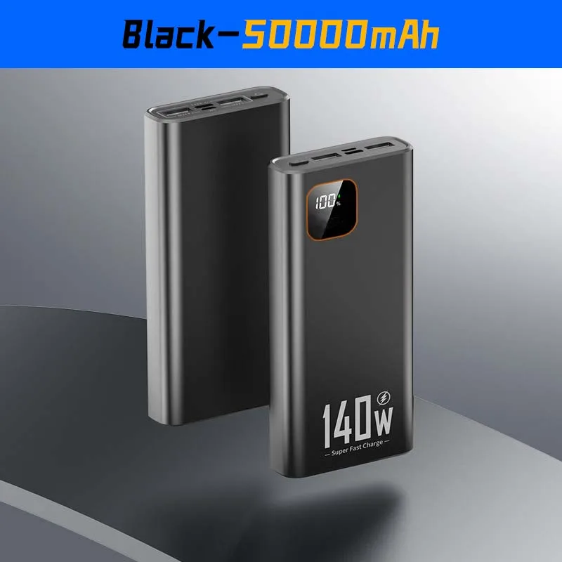 VIVO Neue 500000mAh Powerbank 140W Superschnelles Laden Tragbares externes Ladegerät für iPhone Huawei Samsung