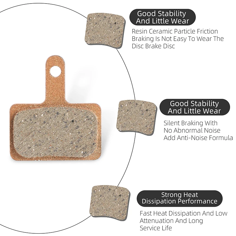 WEST BIKING 1 Pair Ceramics MTB BIKE Bicycle Disc Brake Pads For SHIMANO XT/R ZOOM M315 M415 M515 M965 M7000 M8000 AVID Elixir