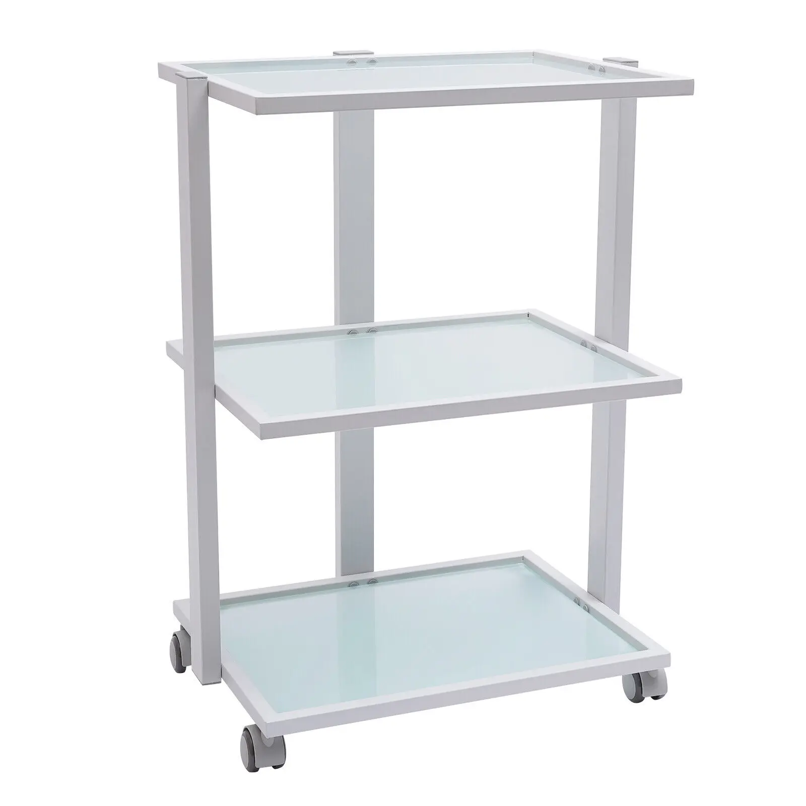 3 Layers Rolling Salon Trolley Esthetician Beauty Cart SPA Storage Equipment Organizer Stand