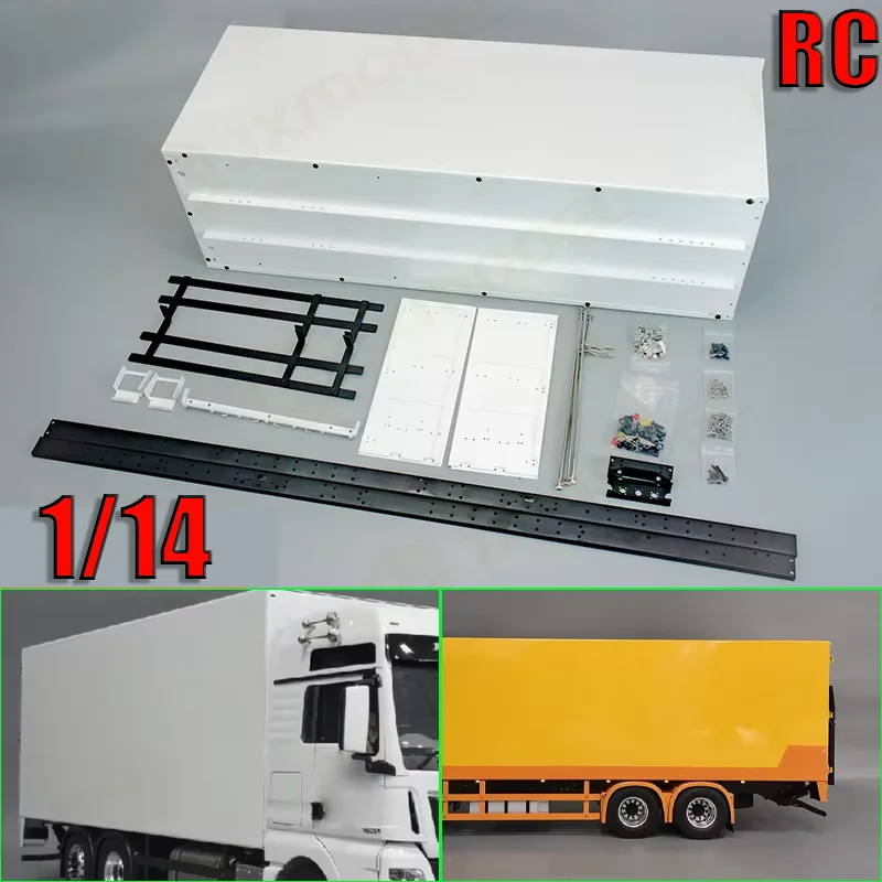 Simulation JXmodel Metal Model Secret Carriage Kit for 1:14th Scale RC Truck  JXmodel Car