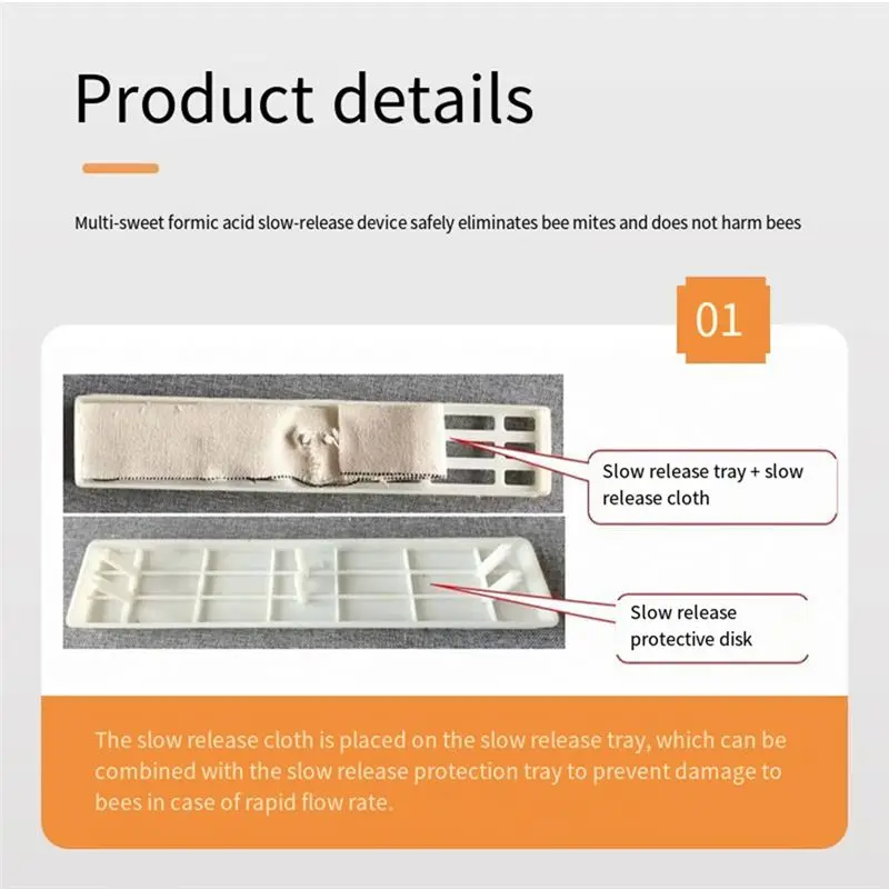 أدوات علاج عث خلية النحل الجديدة لعام 2026 معدات تربية النحل لعلاج العث داخل الغطاء #4