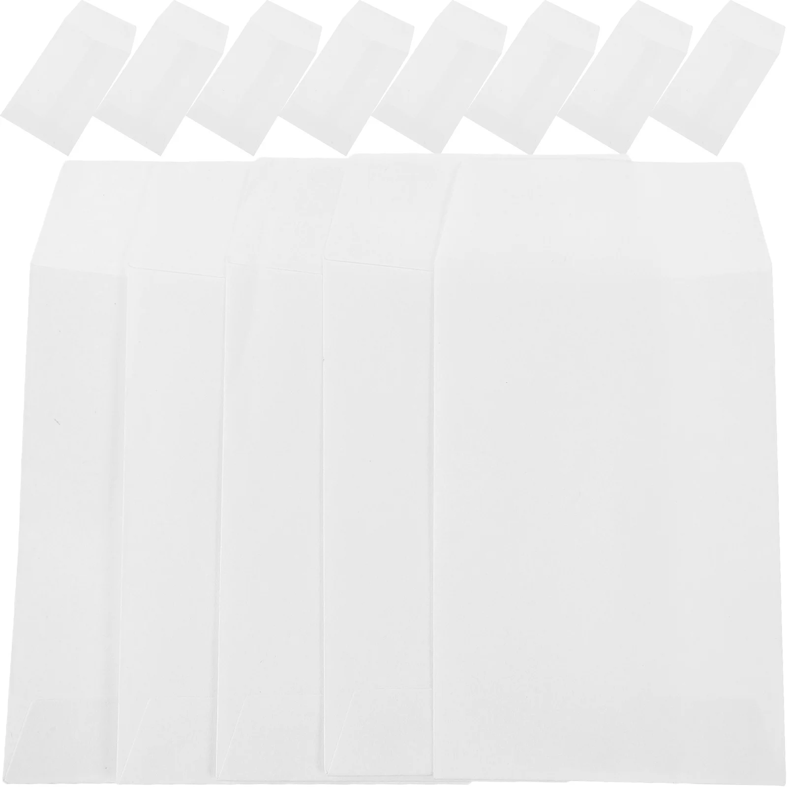 100 قطعة مغلفات نقود واضحة تخزين الورق للنقود والهدايا مغلفات الهدايا للنقود 10k مغلف تحدي التوفير