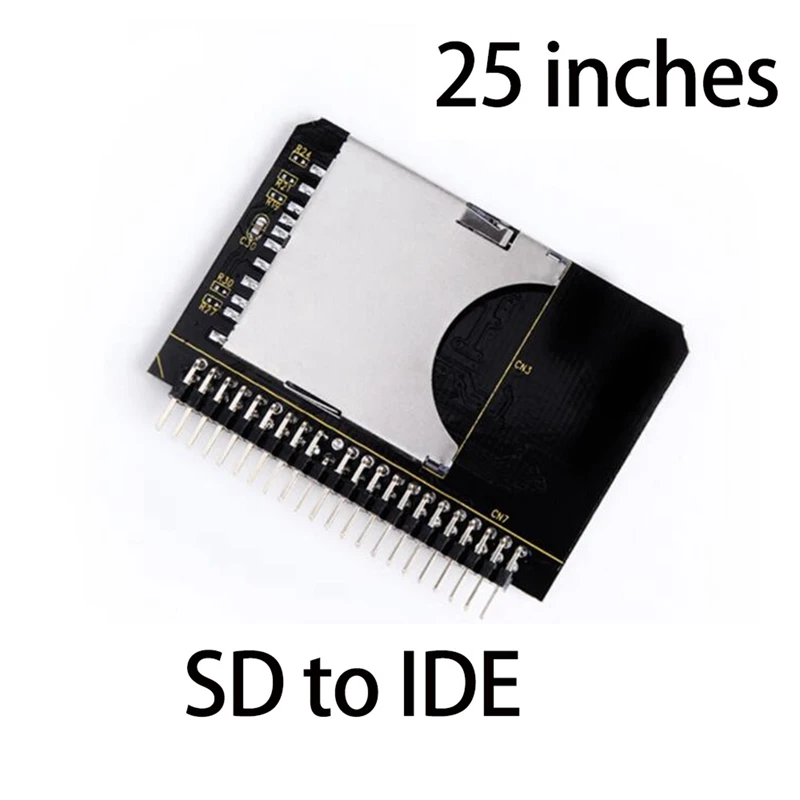 3X IDE SD Adapter SD To 2.5 IDE 44 Pin Adapter Card 44Pin Male Converter SDHC/SDXC/MMC Memory Card Converter