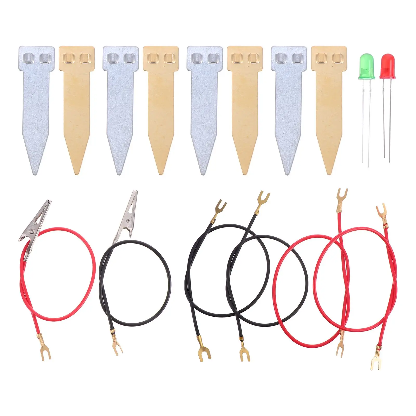 

Fruit Experiment Kit 2 Sets Zinc Copper Educational Props for Kids Home Teaching Toy Science Project