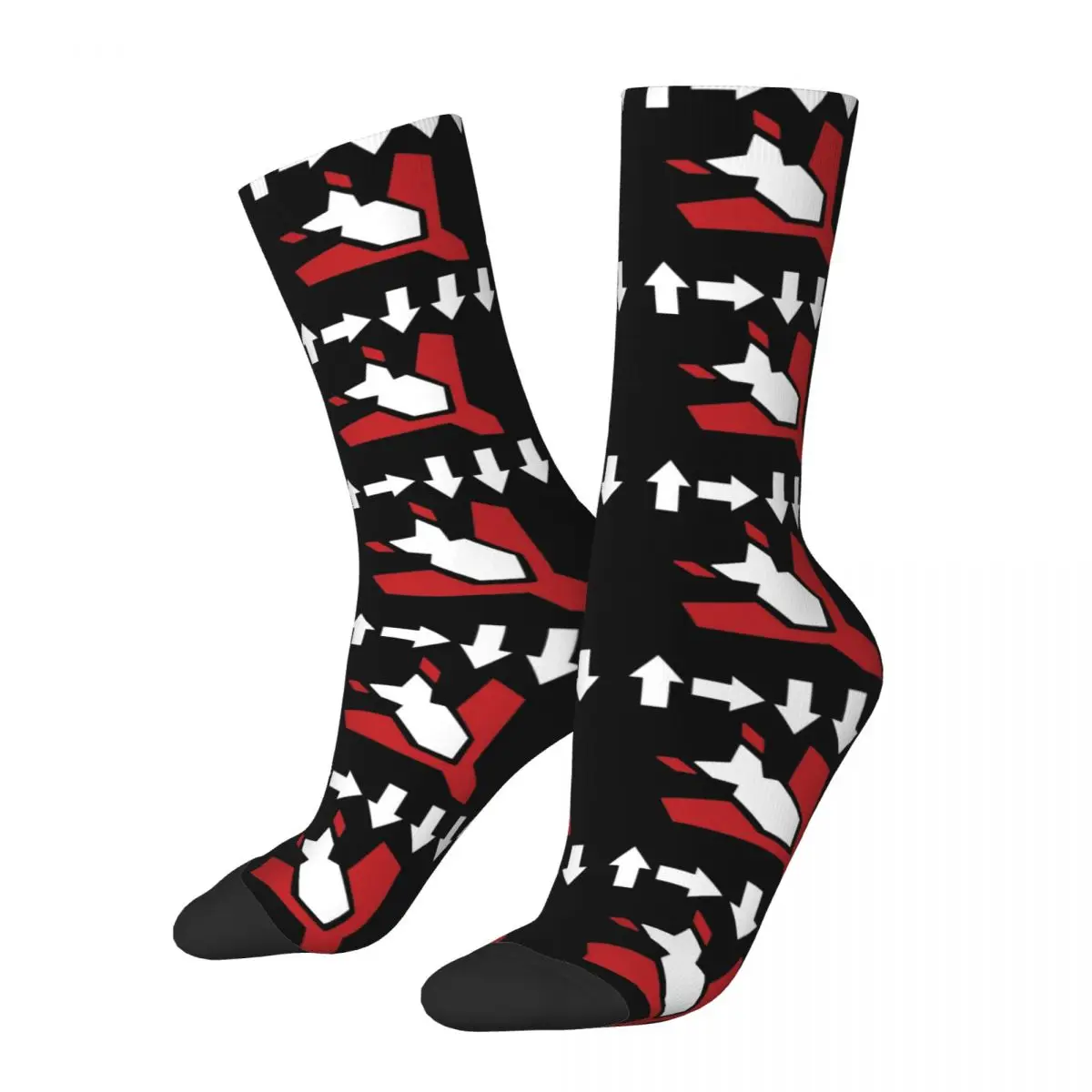 

Autumn Winter Cool Men's Women's Helldivers Stratagem 500 Kg Bomb Socks Video Games Sweat Absorbing Sports Socks