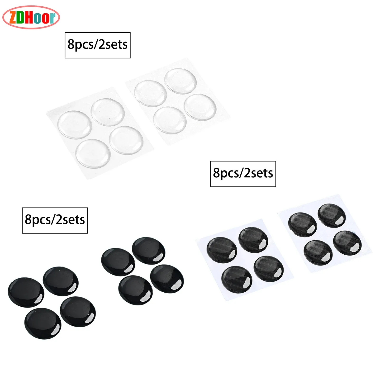 

8Pcs Car Keyhole Sticker Wasterproof Anti-rust Anti-blocking Car Lock Keyhole Protector Auto Door Handle Sticker