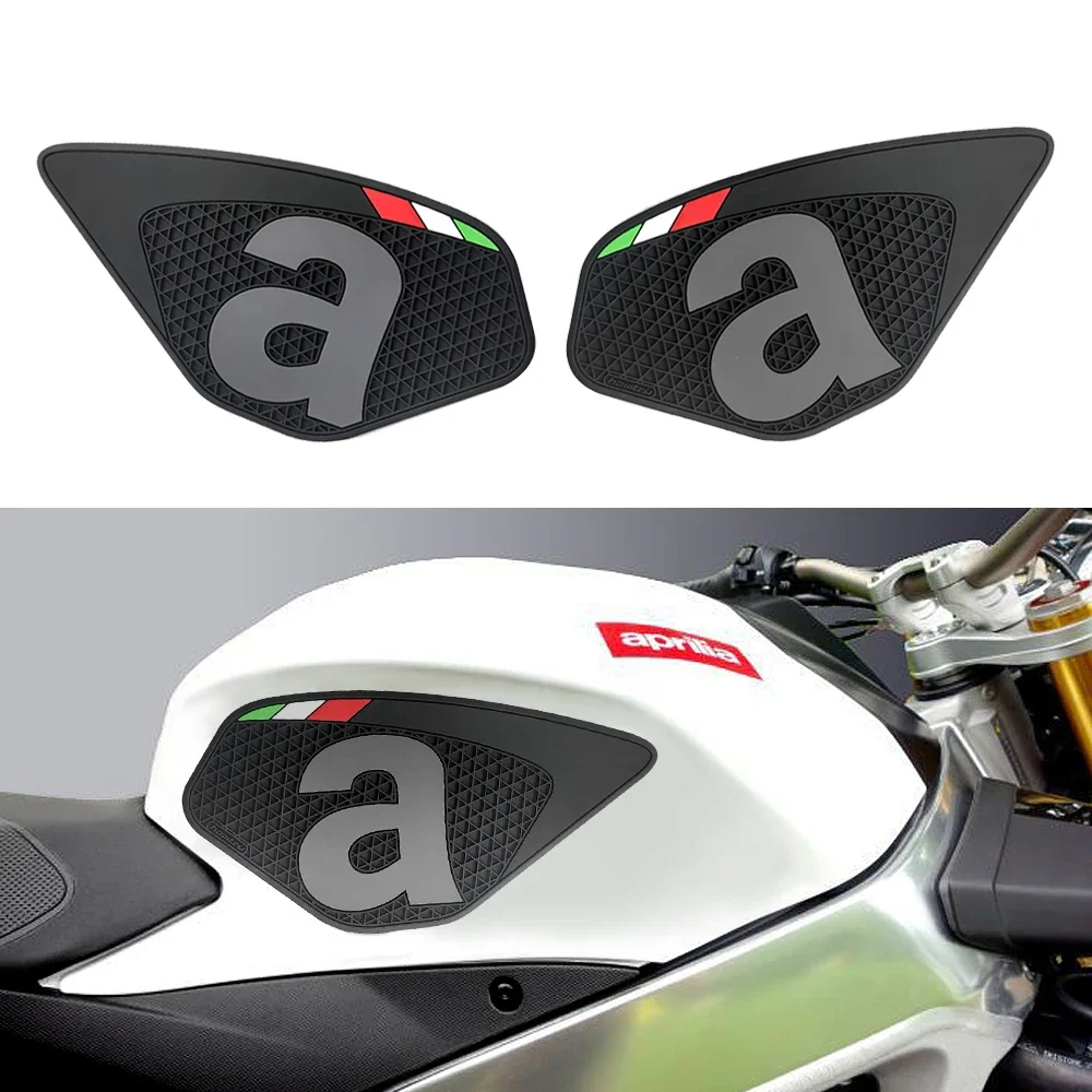Geeignet für RSV4 Knie Slip Prävention Motorrad Kraftstoff Tank Seite Tank Pad für Aprilia RSV4 2010-2021 TUONO 1100 2015-2021