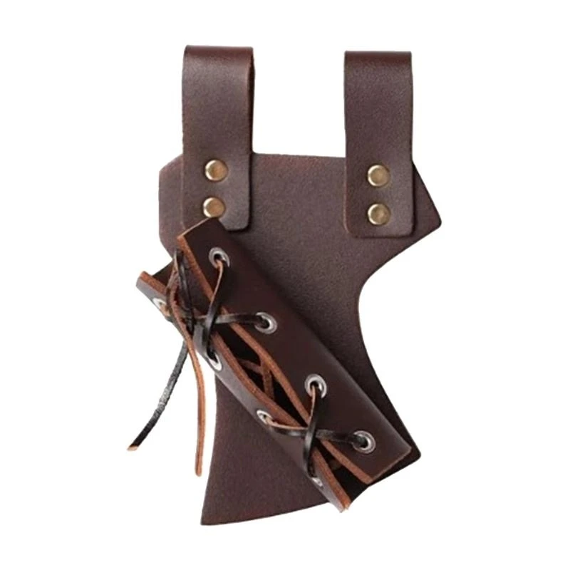 

39BD Renaissances Vikinges Costume Accessory Medieval Pirate Leather Belt Swords Frogs Halloween Renaissances Cosplay Costume