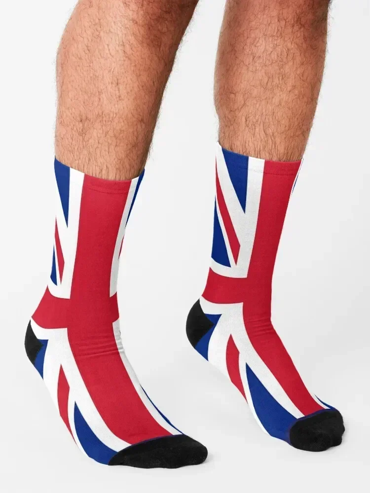 UNION JACK of England Socken Retro helles Strumpfband Herrensocken Damen