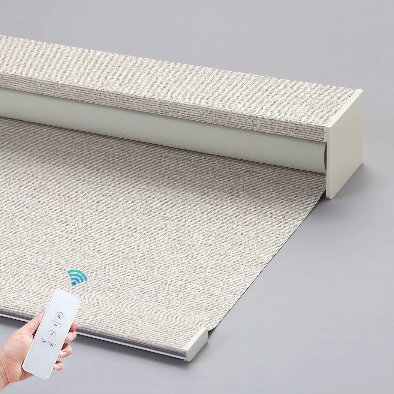 Customized Blackout Wifi Control Smart Shades Tuya Zigbee Electric Automatic Motorized Roller Blinds for Windows