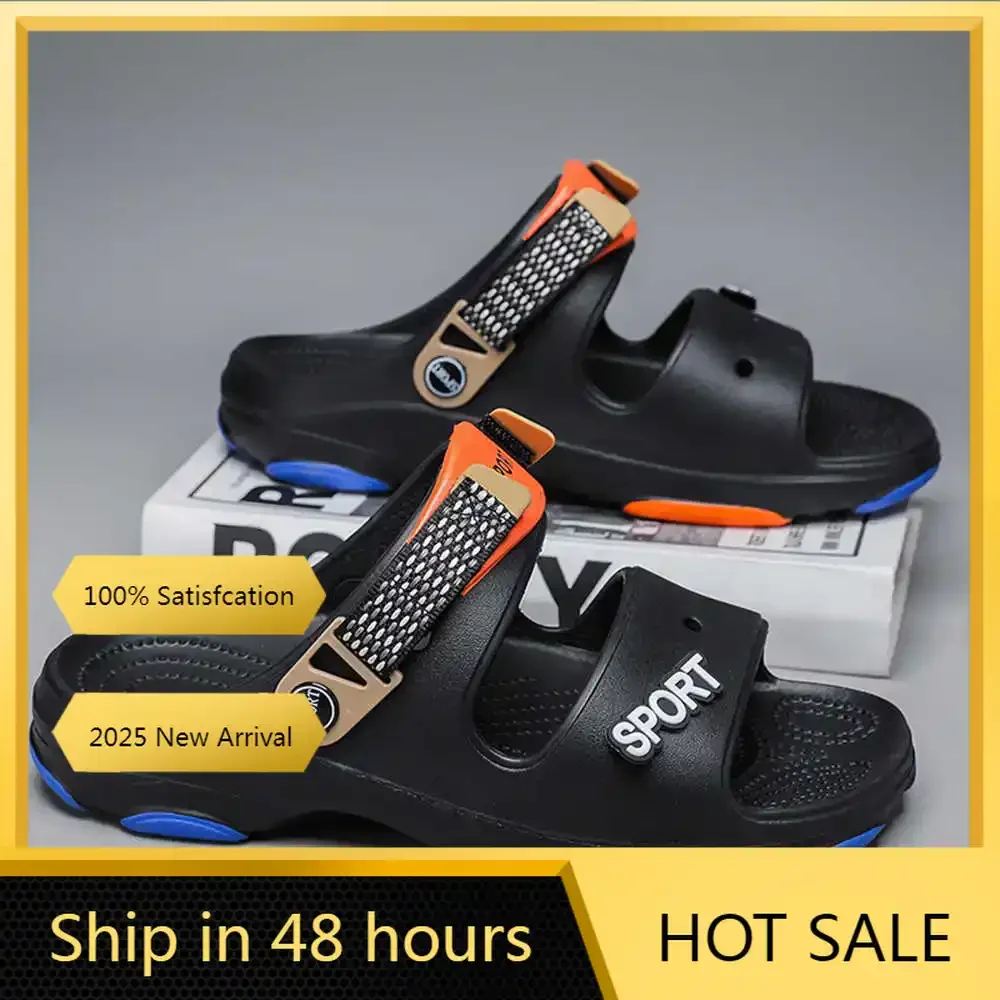 

Size 41 Number 42 Non-slip Slipper For Bath Men's Shoes Brands Sandals Beach Sneakers Sport Style Hand Made Excercise
