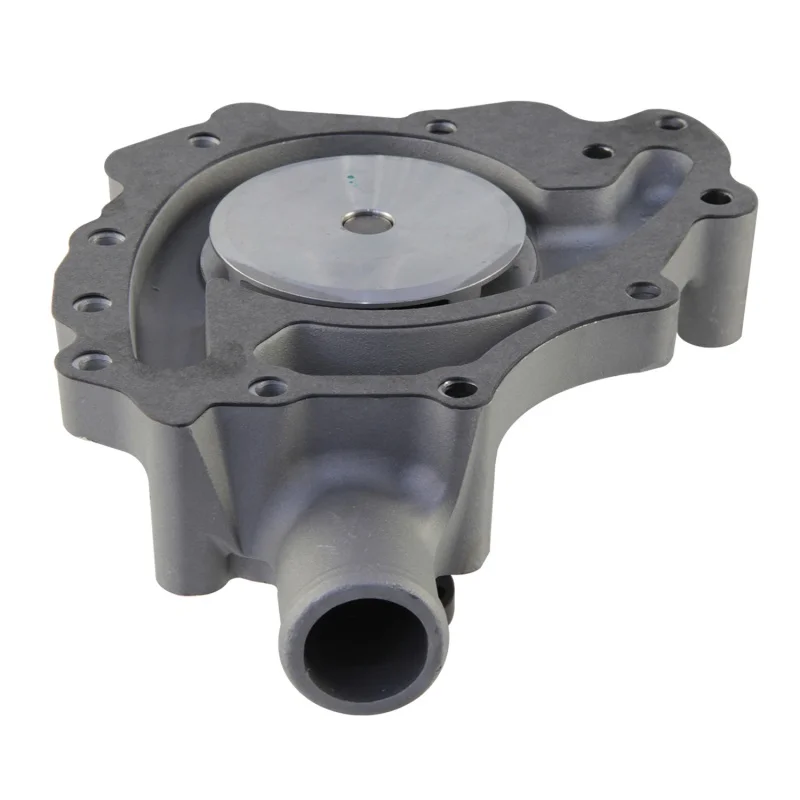 High Volume Flow Water Pump For Ford SB Windsor Driver Side 289 302 351 V8 Engines 1963-1978 Satin/Chrome Aluminum
