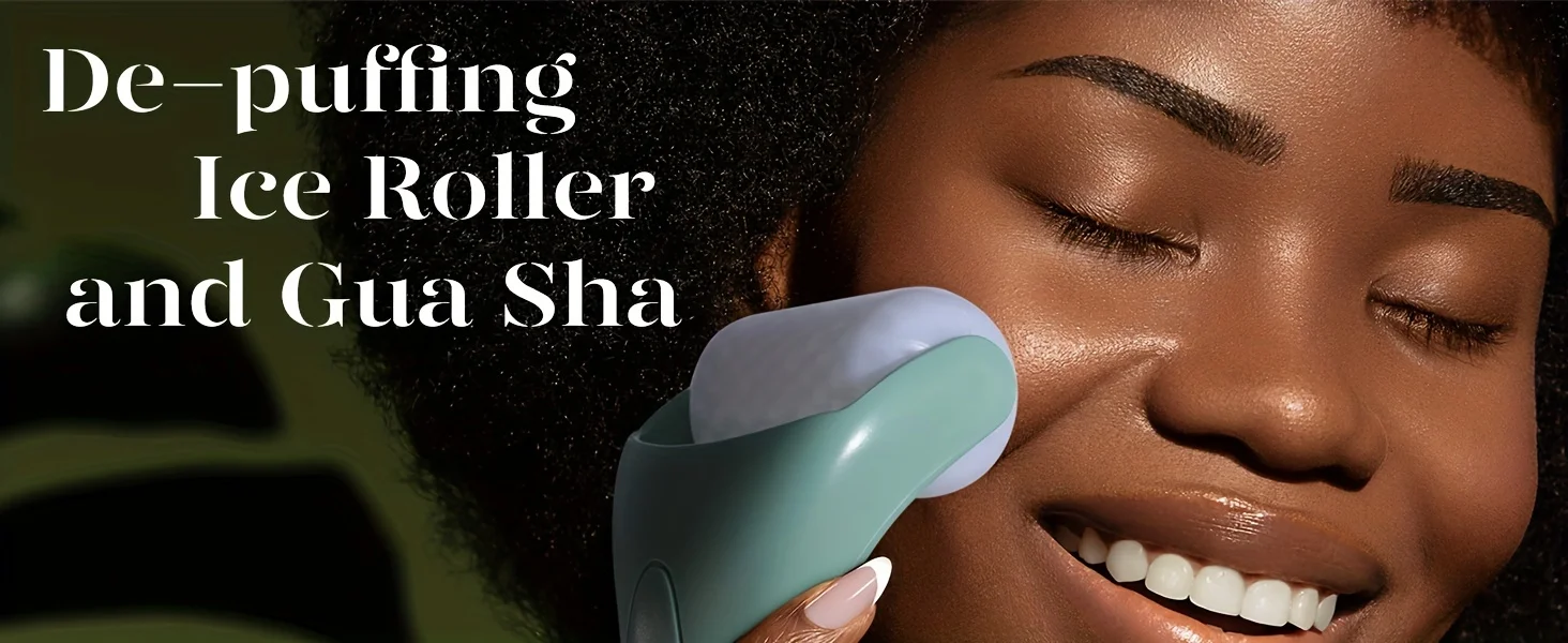 Großer Eiseroller/Massagegerät, Gesichtskühlung, Schönheitswerkzeug, Eiserolle für Gesicht und Augen, Athome Spa, Hautpflegeroutine, Handmassagegerät – Detail 1