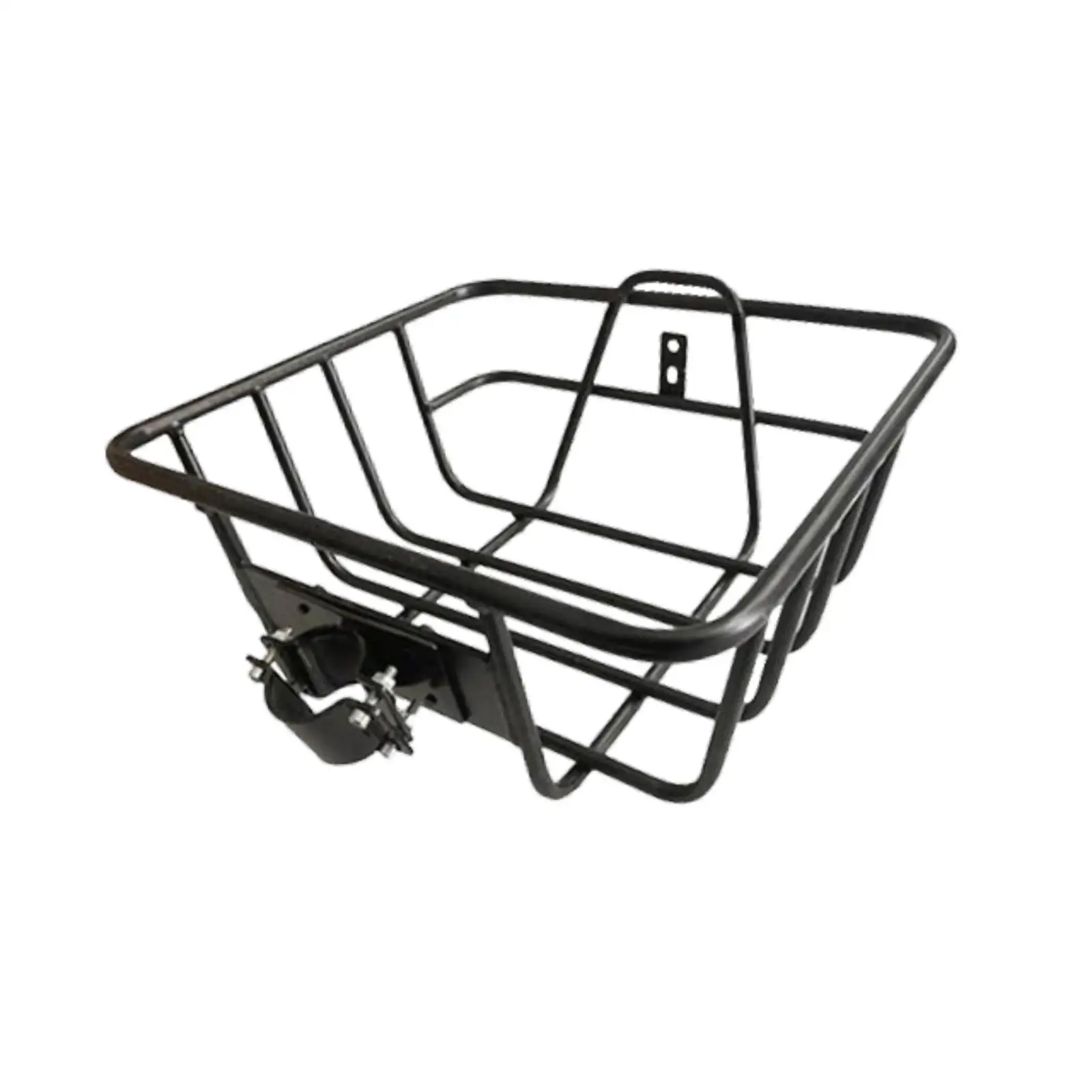 Bicycle Basket Front Bike Basket with Screws Sturdy Carrier Scooter Basket Front Rear Bike Cargo Rack for Electric Bicycle