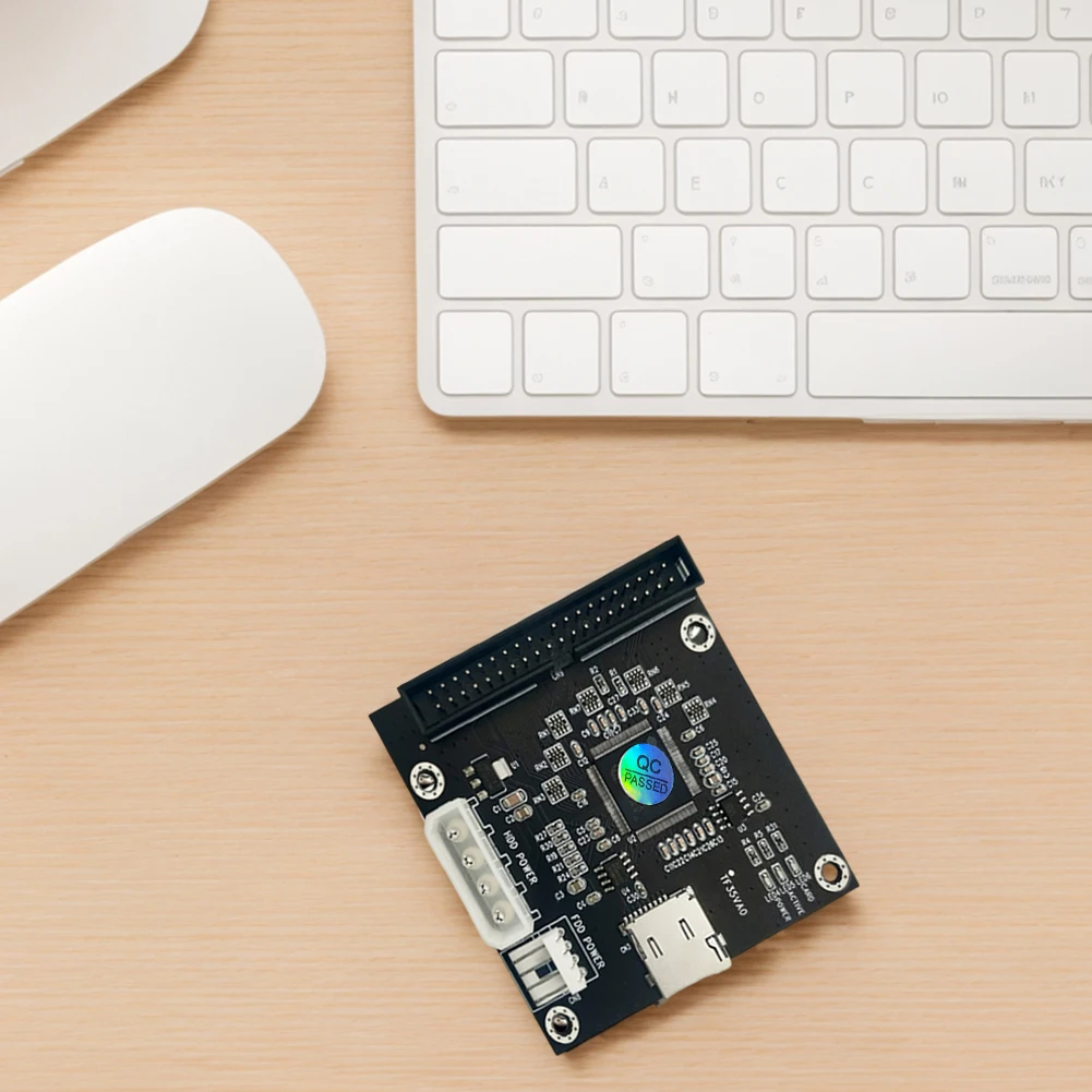 Tarjeta de memoria SD a adaptador de unidad de disco duro IDE, tarjeta Micro SD TF a IDE 40 pines, adaptador macho de 3,5 pulgadas para ordenador portátil y portátil