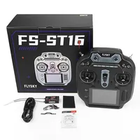 Newest Flysky FS-ST16 16ch 2.4g Ant Protocol Digital Transmitter Controller Sr8 Receiver For Rc Heli Plane Multicopters Car Boat
