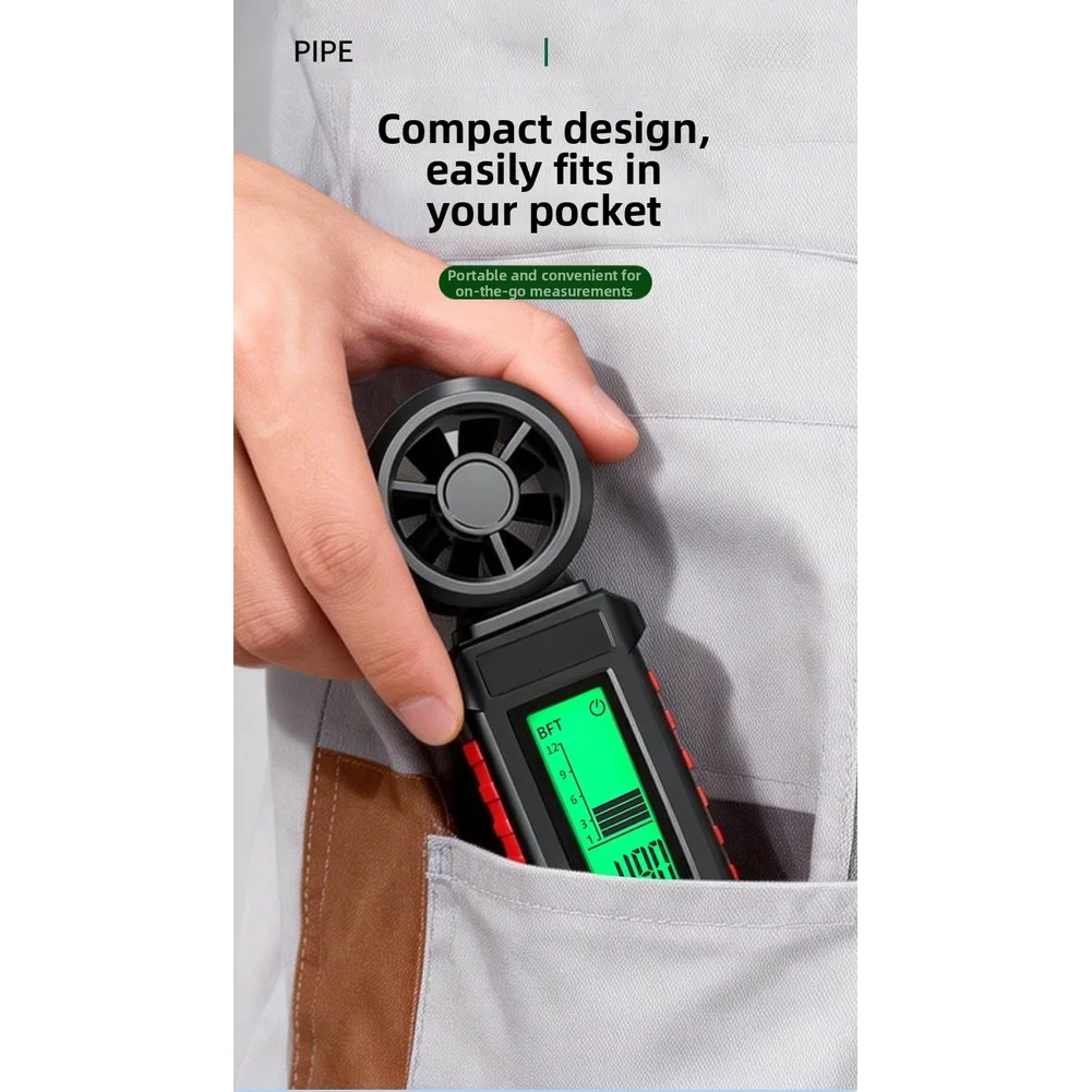 

BL-76 Portable Air Velocity Meter with 0.70 to 30.00 m/s Range 0.5 Second Sampling Time and Data Hold Capability