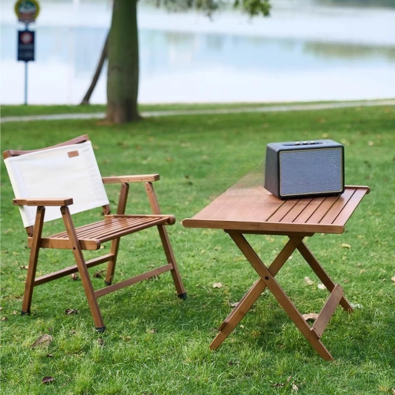 

Simple outdoor folding table portable dining table Lu living room balcony leisure table and chairs household small