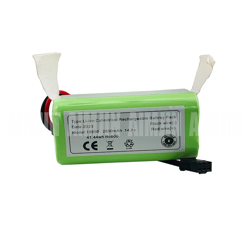 14.8V 2800mAh 18650 Battery for Deebot N79S, N79, DN622, Robovac 11, 11S, 11S Max, Conga Excellent 990, IKOHS S15