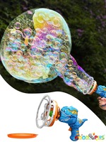 Electric Bubble Gun Soap Bubble In Bubble Dinosaur Bubble Machine Blowing Bubble Maker Outdoor Toys for Kids Gift