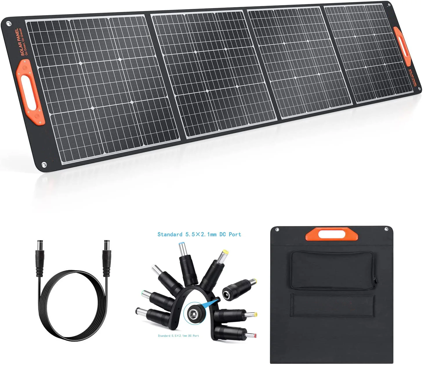 Portable 200W 18V Foldable Waterproof Solar Panel Charger Mono Solar Panel for Phone Faltbare Solaranlage