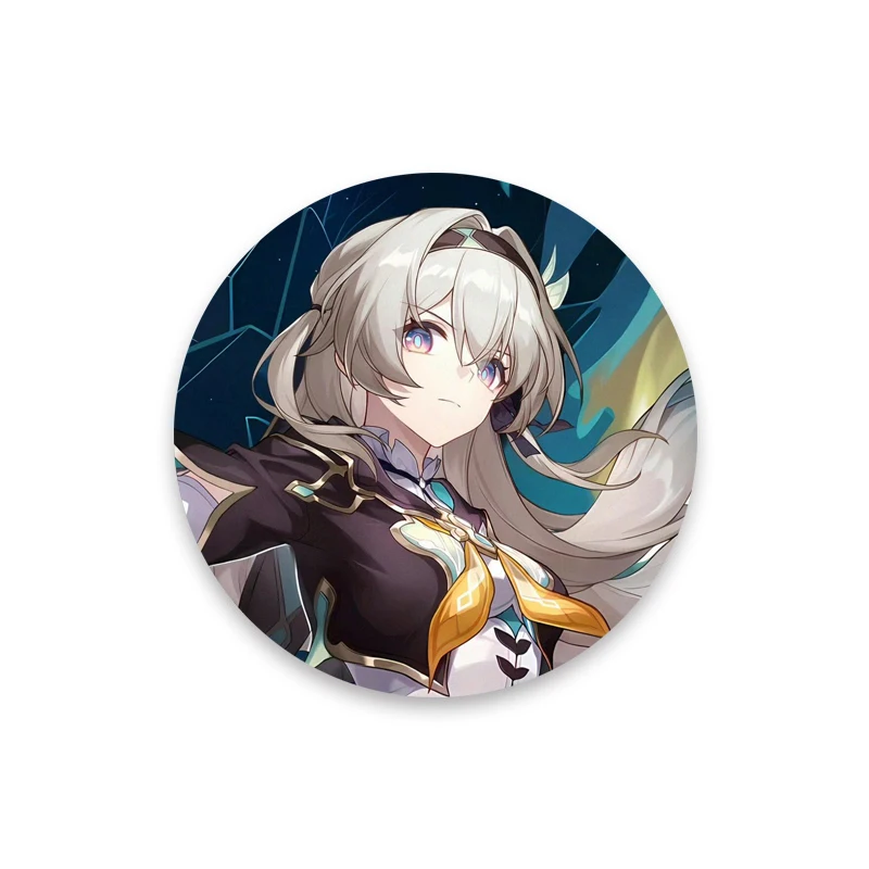 لعبة هونكاي ستار السكك الحديدية 7 مارس اليراع Caelus صفيح دبابيس الكرتون الشكل شارات أنيمي المينا دبابيس ظهره الحلي