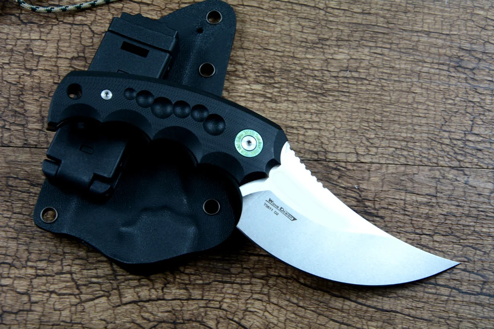 TWOSUN Hunting Fixed Knife D2 - Knife Hunting Fixed Blade ulasan dan harga