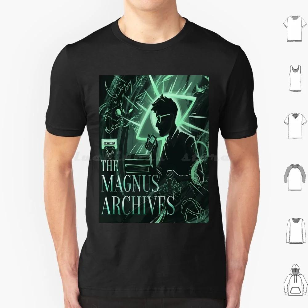 Camiseta The Magnus Archives de algodón para hombre y mujer, estampado DIY, podcasts, The Magnus Archives, Rusty Quill Tma Horror