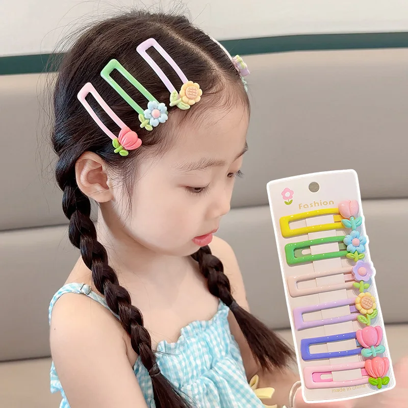 AISHG Candy-colored Hair Clips Women Cartoon Cute College-style Hairpin Sweet Duckbill Clip Barrettes Girls Hair Accessories