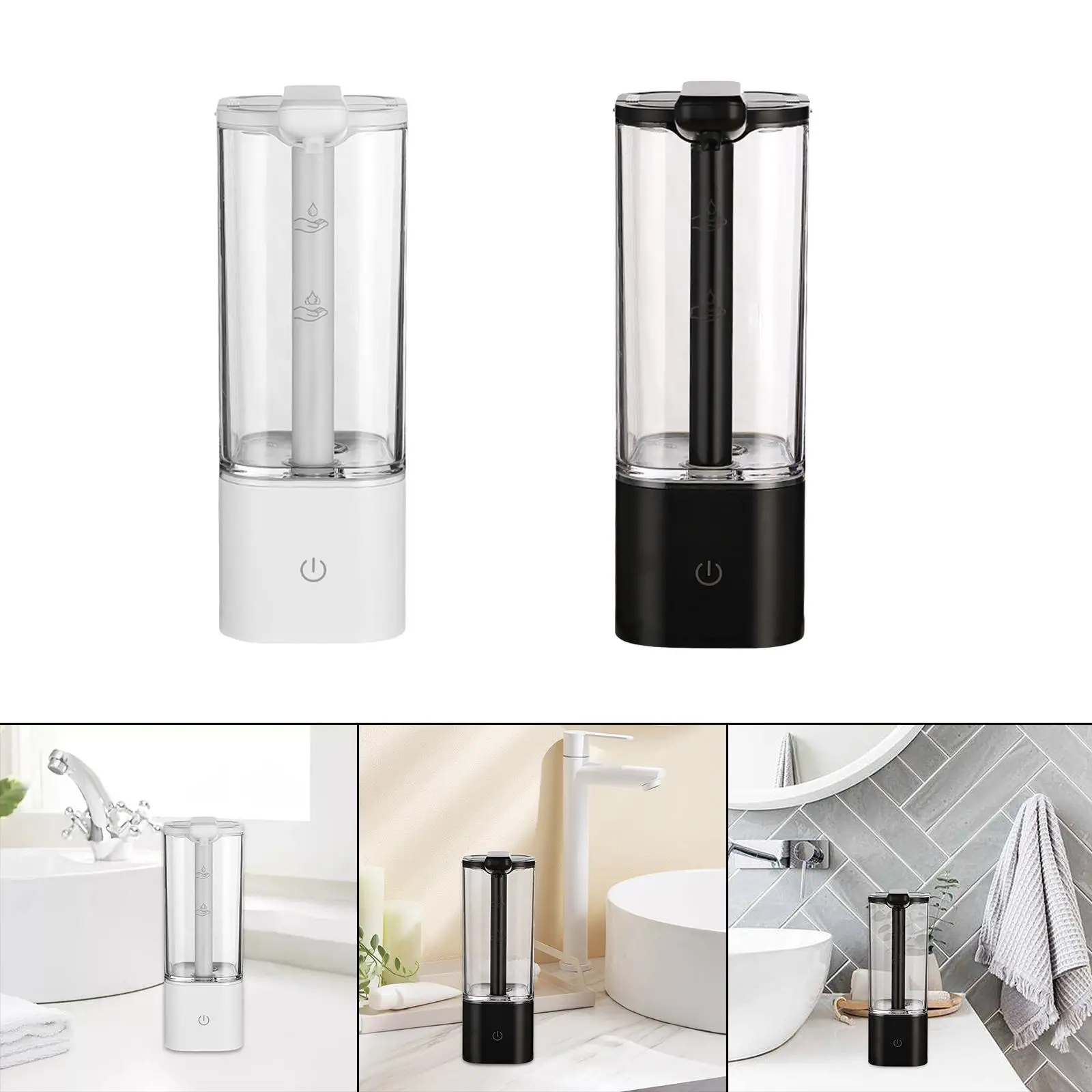 

Dispensers, Hands Free Countertop Soap Dispensers, 500ml Touchless Countertop