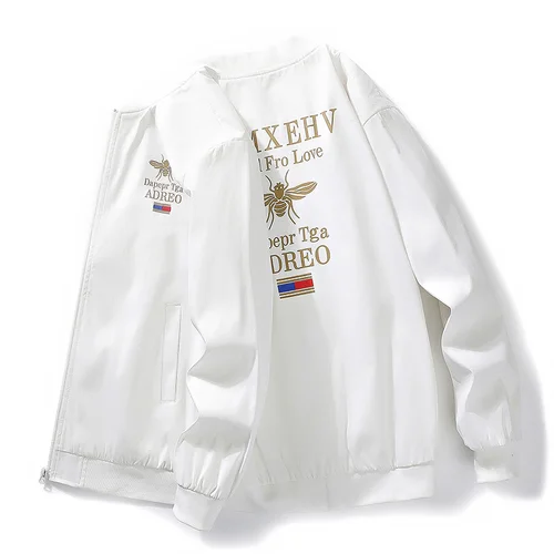 남성용 용수철 단색 지퍼 바람막이, 레저 및 편안한 야외 방풍 외투 재킷, 사이즈 4XL, 가을 신상, 2024 