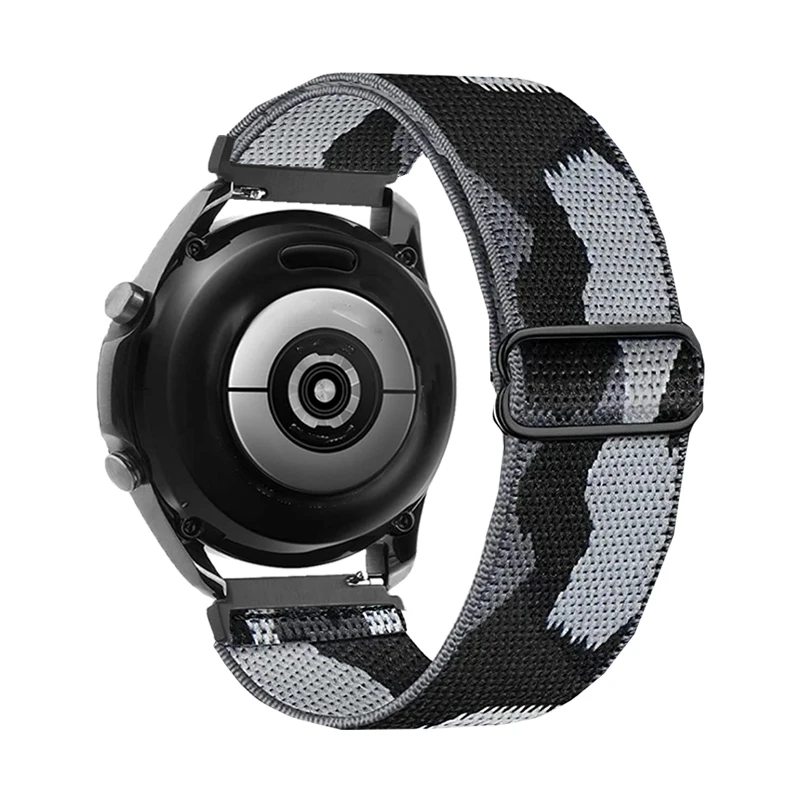 1 Stück Nylonarmband für Iwatch Band Garmin Forerunner265 Music, elastische, verstellbare Smartwatch-Armbänder Garmin Forerunner245 Music