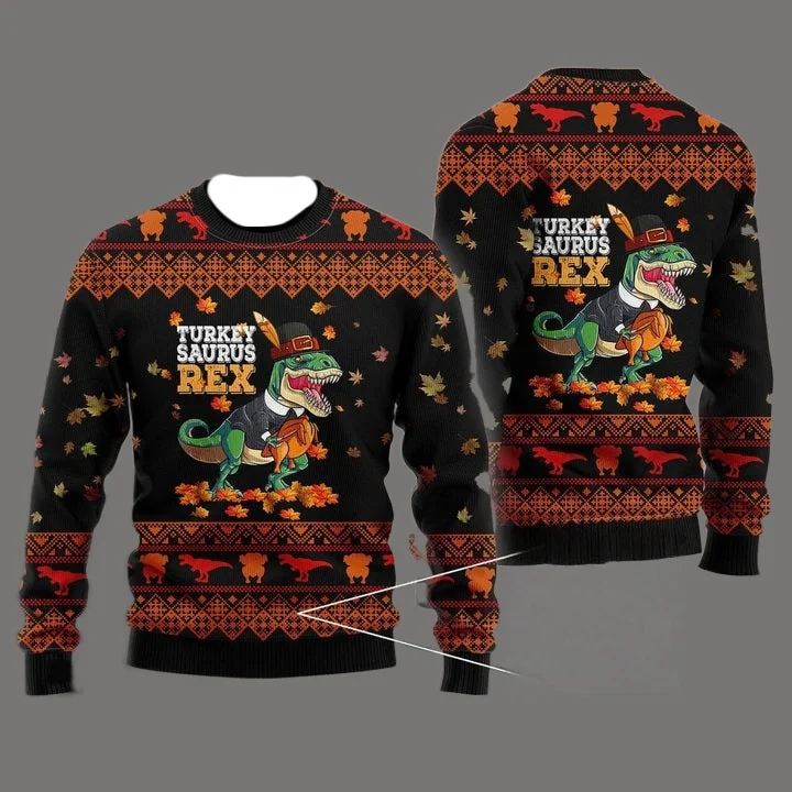 2025/26 Новая серия на тему Турции на День Благодарения, уродливый свитер, семейная толстовка с капюшоном для рождественской вечеринки, большой топ для взрослых, осень/зима