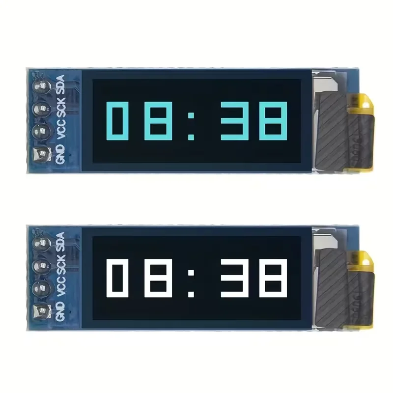 0.91 Inch 128x32 IIC I2C White / Blue OLED LCD Display DIY Module SSD1306 Driver IC DC 3.3V 5V for arduino