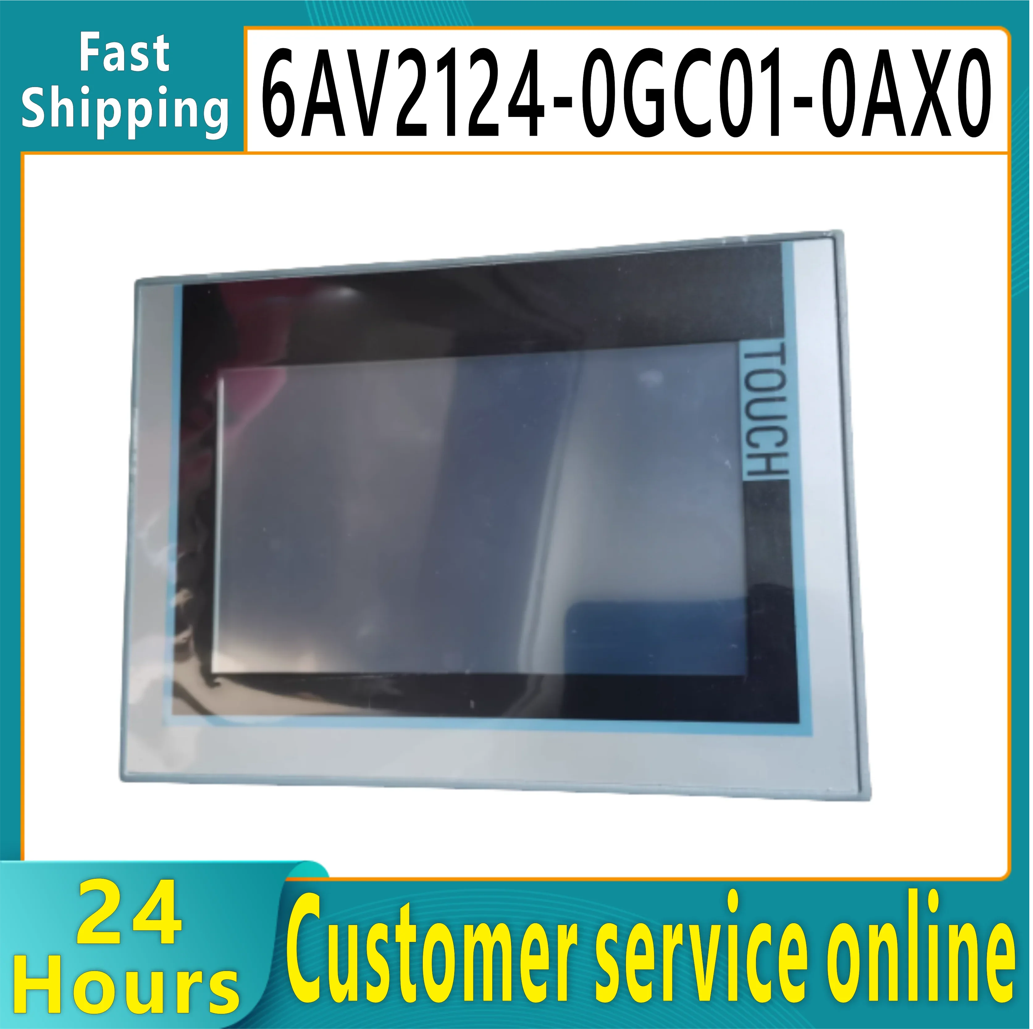 Brand new original PLC touch screen, 6AV2124-0GC01-0AX0 6AV2 124-0GC01-0AX0