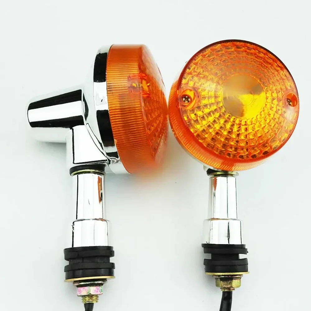 Original Retro 2PCS 12V Motorcycle GN125 GN 125 HJ125-8 GS125 GS 125 Moto Turn Signal Light Lamp Blinker 250-850 25-3015 263015